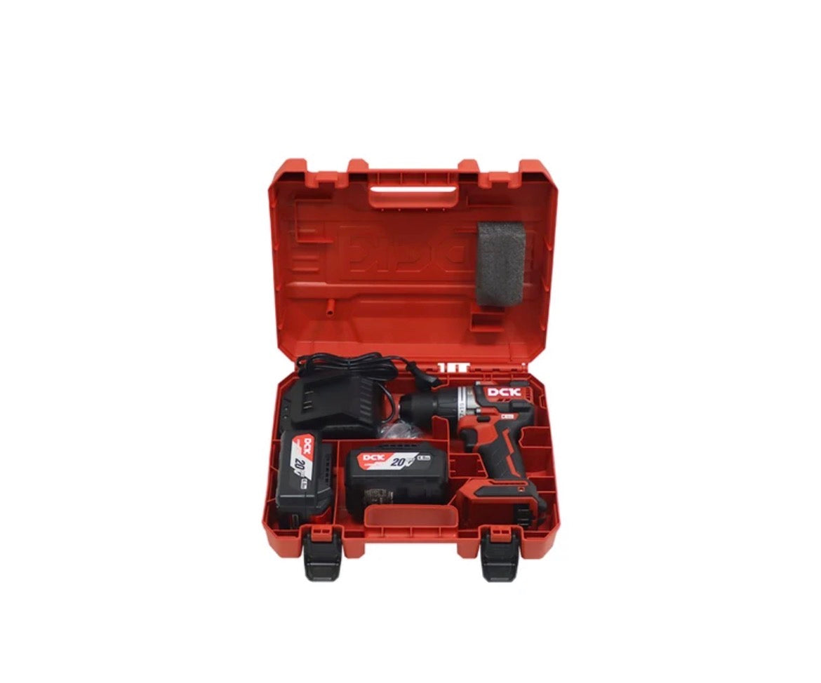 DRILL CORDLESS KIT 13MM 90NM BL DCK - 20V BATT (2X4AH) & CHARGER (BRUSHLESS)