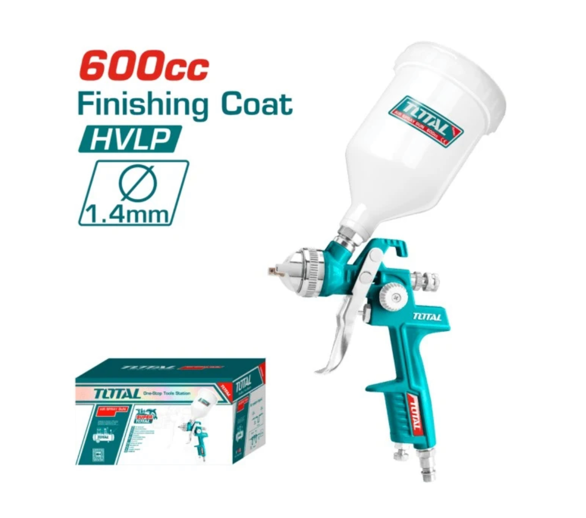 Total Air Spray Gun 1.4mm 600cc
