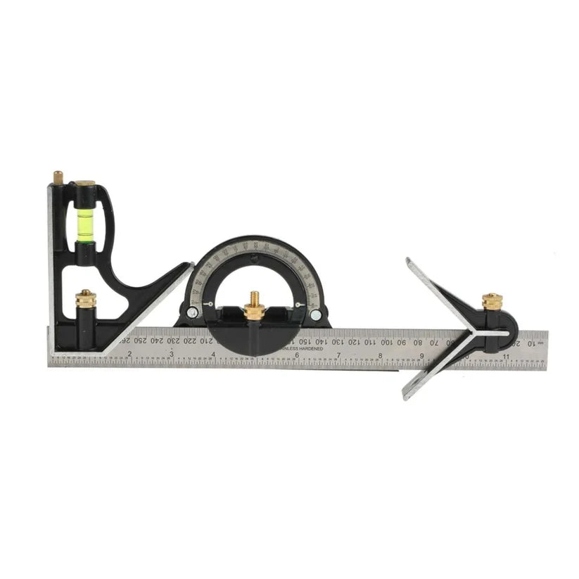 Fisher Combination Square & Protractor Set Die Cast