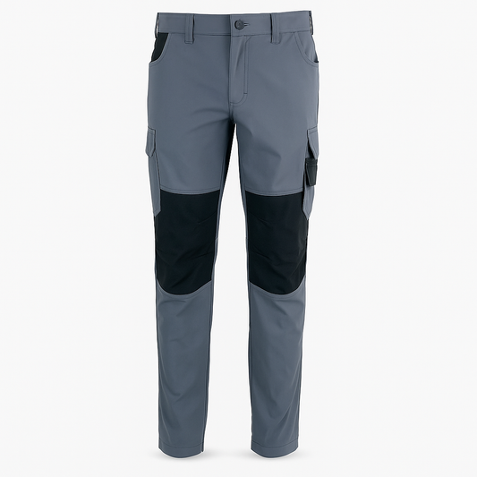 Pinnacle technical work trousers in grey