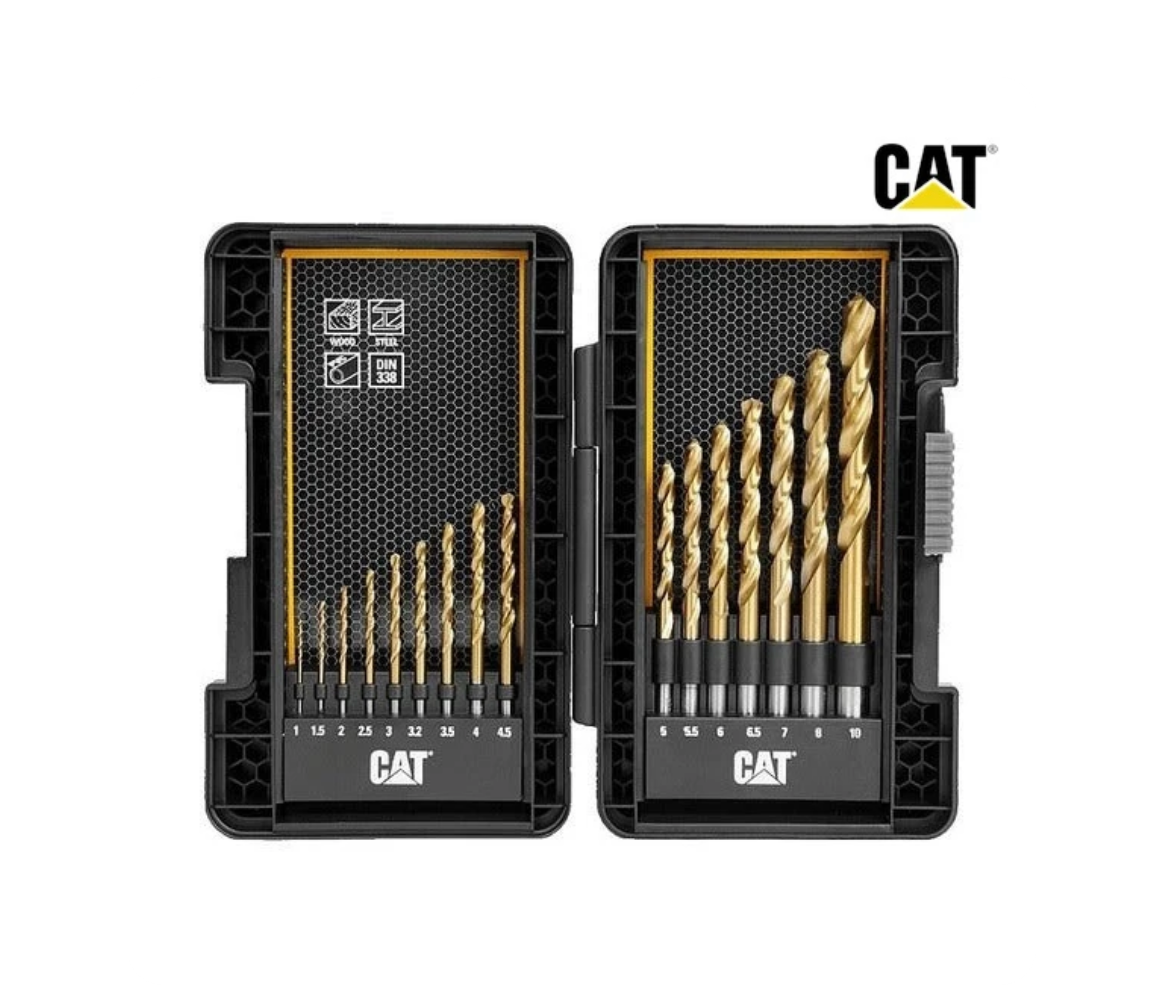 CAT Titanium Costed Drill Bit Set 16pc