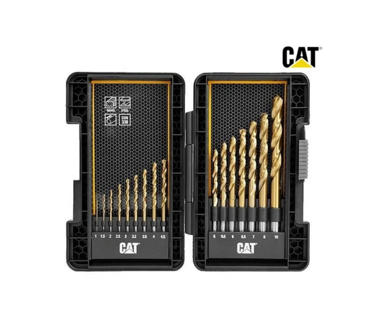 CAT Titanium Costed Drill Bit Set 16pc