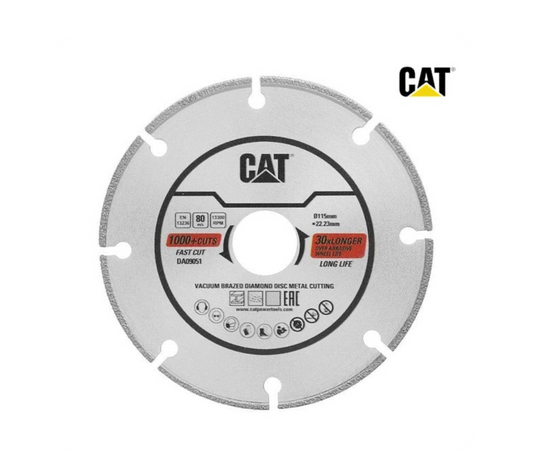 CAT Vacuum Brazed Diamond Metal 115Mm