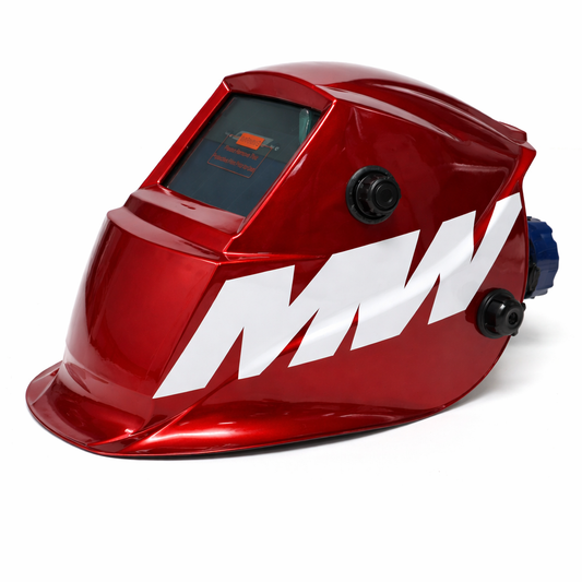 Matweld Candy Red Auto-Darkening Welding Helmet
