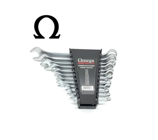 Combination Offset Spanner Set with Clip (6–22mm)