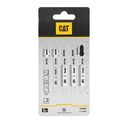 CAT T118B HSS Metal Jigsaw Blades – 18 TPI (5 Pack)