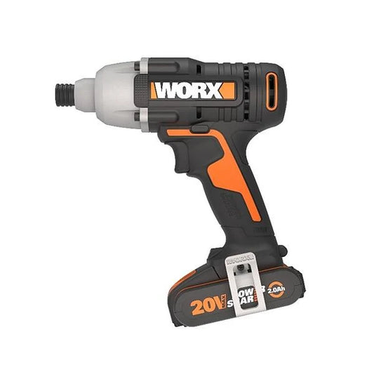 WORX Impact Driver 20V 1/4" 140Nm Variable 1 x 2.0ah battery and charger