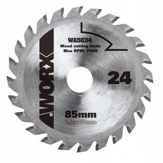 WORX 85mm 24T TCT Blade