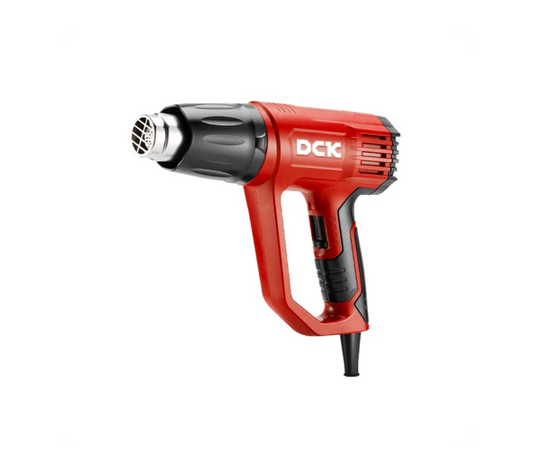 HEAT GUN 50-600°C 2000W DCK - AIR VOLUME 250-380 L/MIN (3 SPEED)