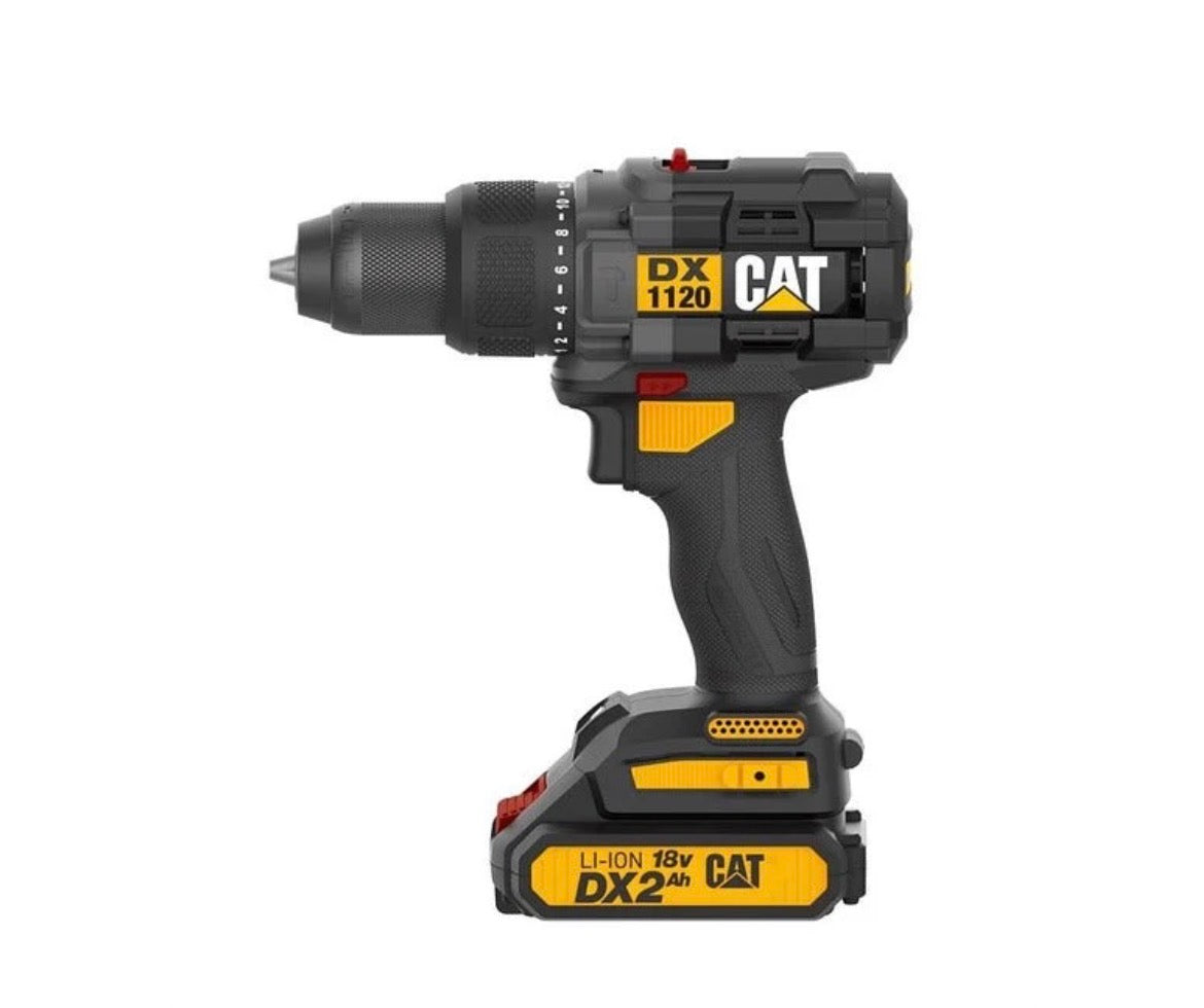 CAT Impact Drill BL 65Nm 18V KIT 2X2.0Ah Charger