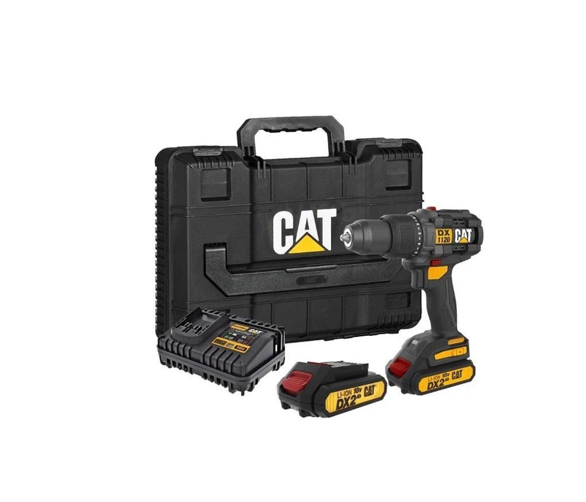 CAT Impact Drill BL 65Nm 18V KIT 2X2.0Ah Charger