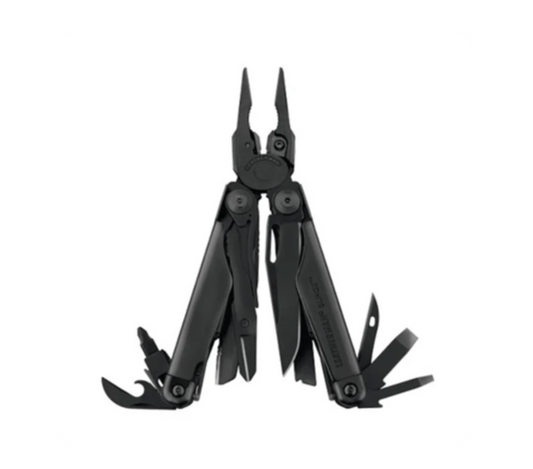 Leatherman Surge Black Multi-Tool With Black Nylon Pouch