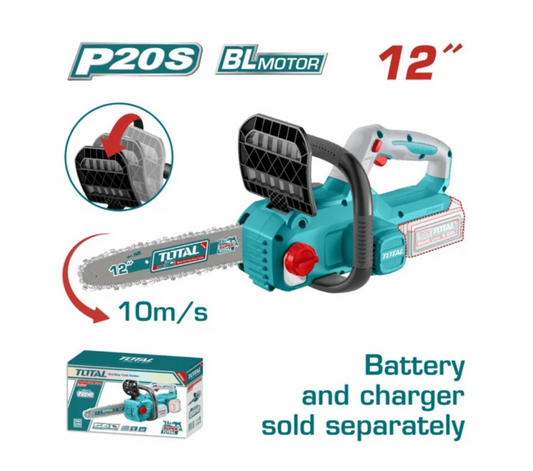 Total 20V Chain Saw 12" B/L SOLO