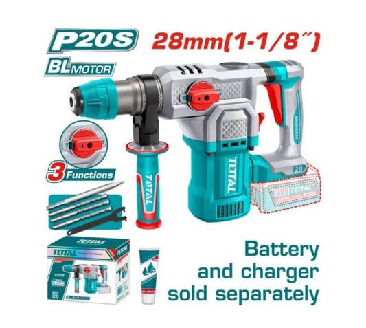 TOTAL 20V 28mm Rotary Hammer SOLO