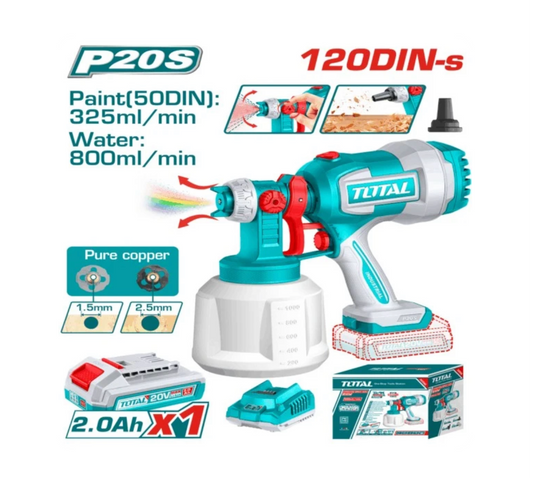 Total 20V Spray Gun 800ml/Min SOLO