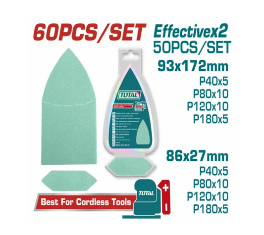 Total Abrasive Delta Sheets 93×172