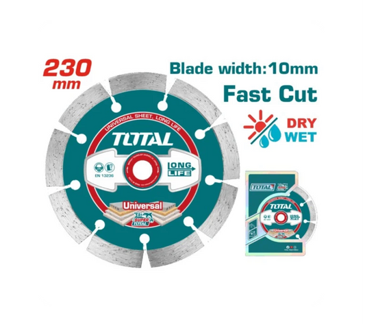 Total Abrasive Diamond Blade 230mm Seg