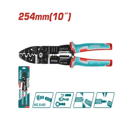 Total Elect Plier Wire Stripper 254mm