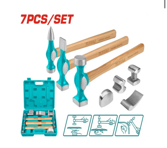 Total Hammer Set BODY+FENDER 7pc