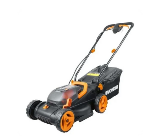 WORX Cordless Lawn Mower 34cm 40V Kit (2 x 2A.h Batteries + Charger)