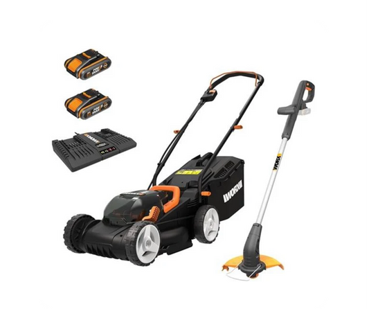 WORX Lawn Mower & Grass Trimmer Combo 20V Kit