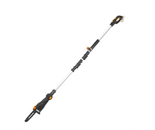 WORX Powershare Cordless Pole Saw with Auto Tension 2.3m (up to 4m reach) Length 200mm TOOL ONLY