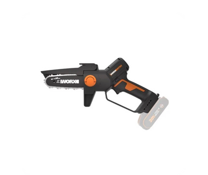 WORX NITRO BL One Hand Chain Saw 12Ccm Chain (self oiling) 20V TOOL ONLY