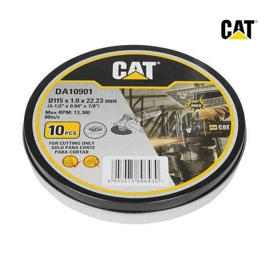 CAT Cutting Disc 115mm x 1mm x 22.2mm 10pcs Tin Case