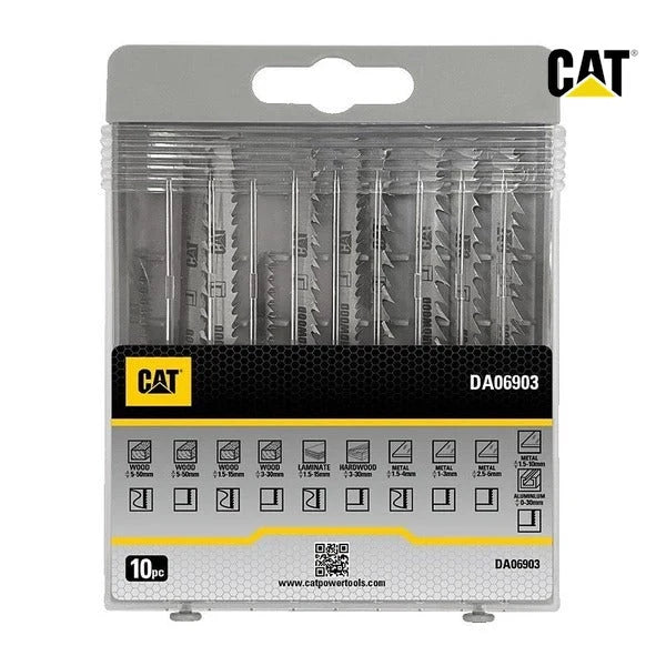 CAT ROBUSTLINE JIGSAW BLADE SET10 PIECES
