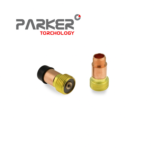 Parker Stubby TIG gas lens collet body