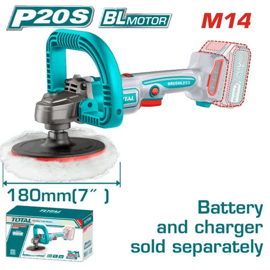 Total 20V Polisher 180mm SOLO