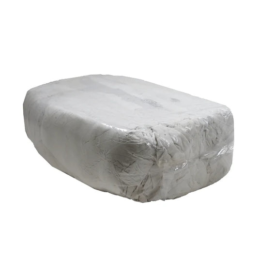 White Cotton Cleaning Rags — High Quality, 5 kg